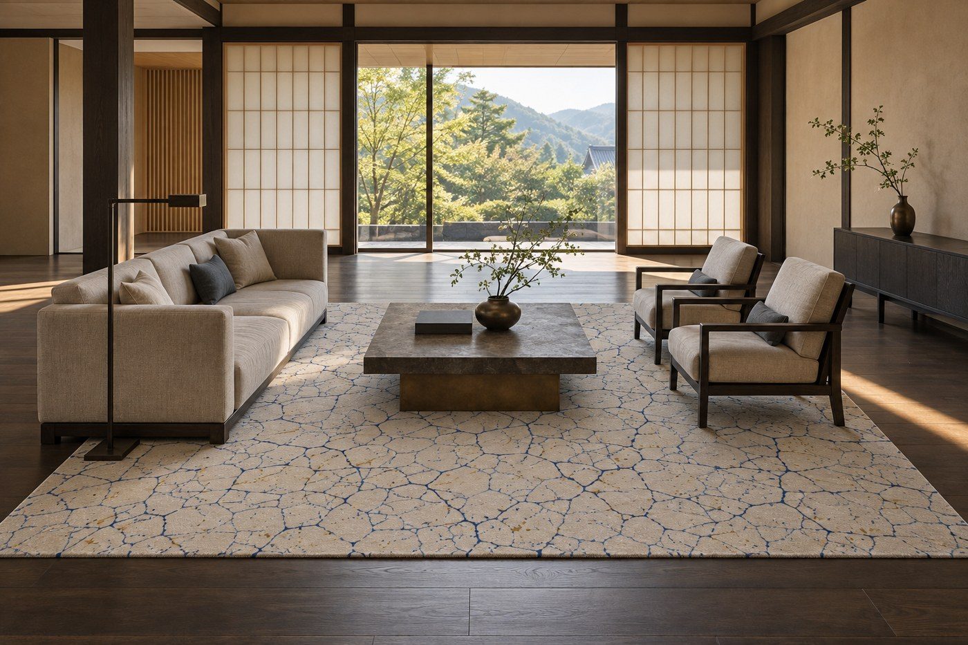 ligea visualisation, suite with the design Craquelure
