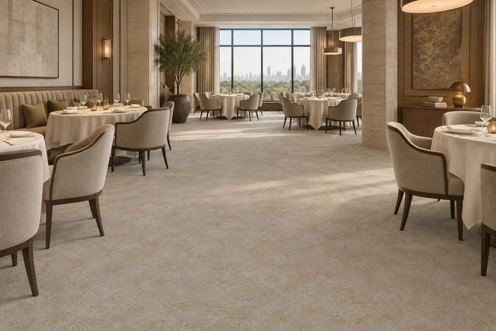 ligea visualisation of a restaurant with the design Chalk from THE CLASSIC, Original colourway colourway