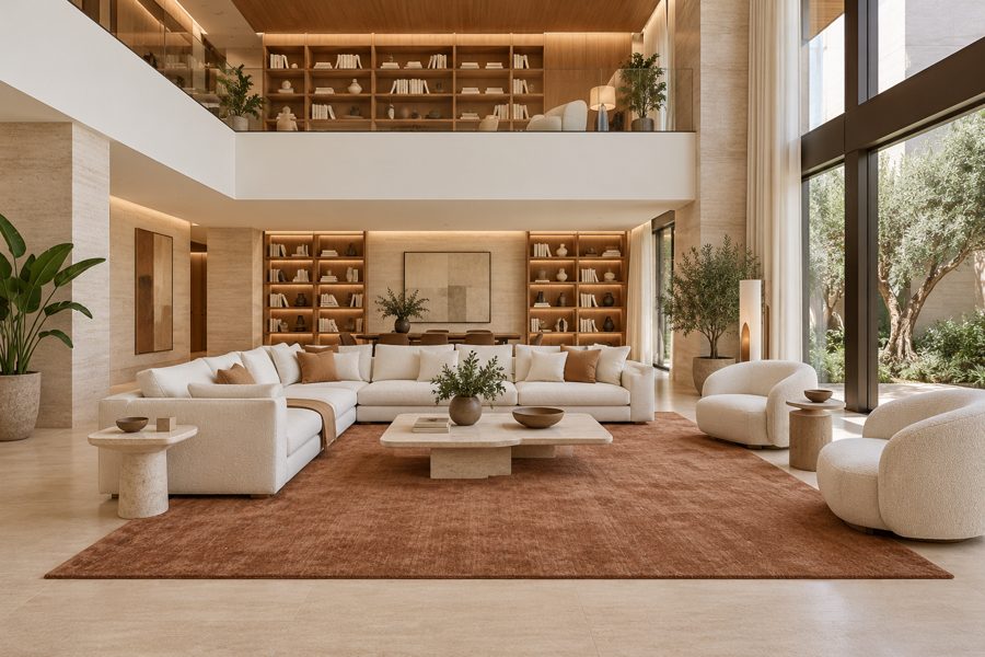 ligea visualisation of a library with a plain tip-sheared carpet in Rust