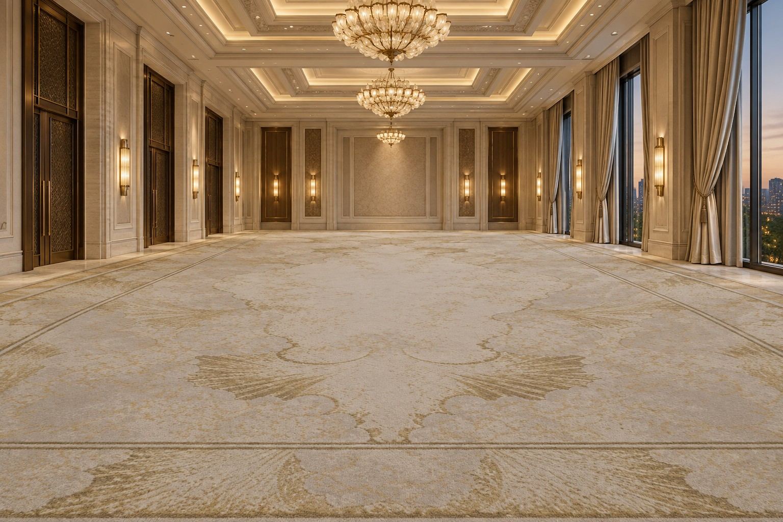 Teppich Medallion von ligea, Visualisierung Ballroom