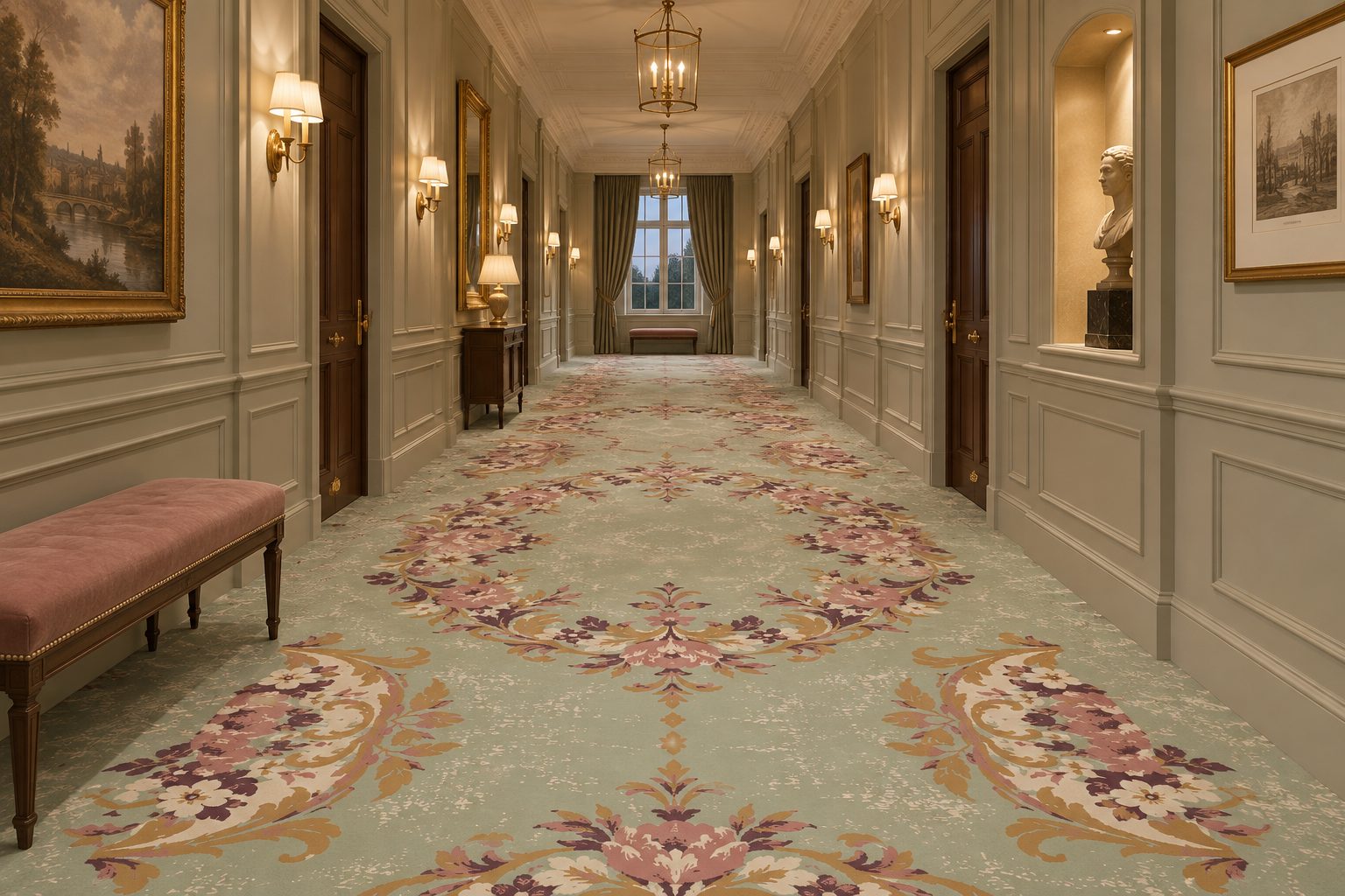 Teppich Bergère von ligea, Visualisierung Corridor